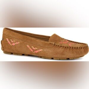 UGG WOMEN'S CALZE RUSTIC WEAVE MOCASSIN